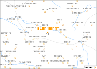 map of El Hameinat