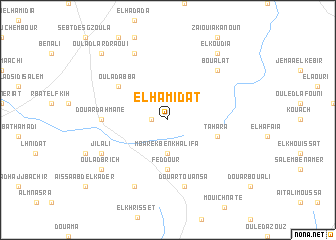map of El Hamidat
