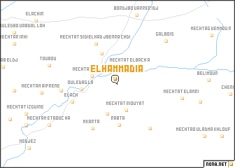 map of El Hammadia