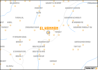 map of El Hammam