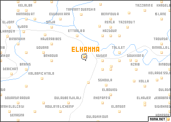 map of El Hamma