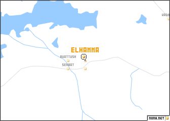 map of El Hamma