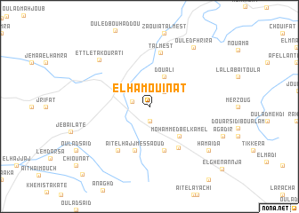 map of El Hamouinat