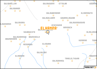 map of El Hamra