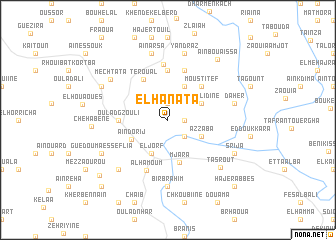 map of El Hanata