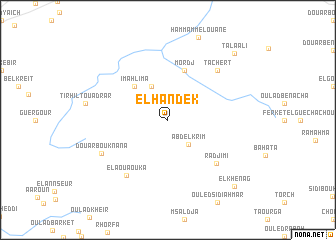 map of El Handek