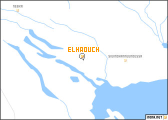 map of El Haouch