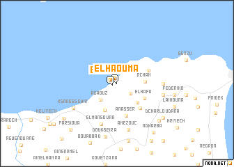 map of El Haouma