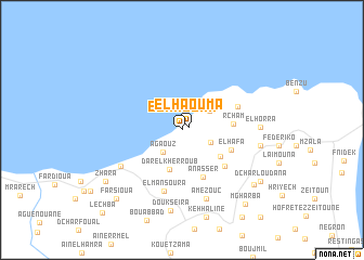 map of El Haouma