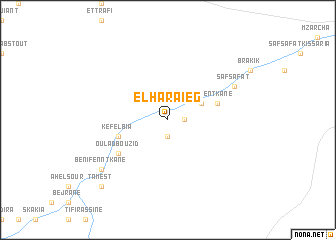 map of El Haraïeg