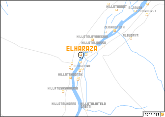 map of El Haraza