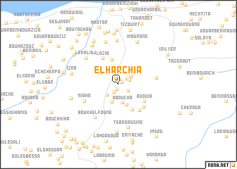 map of El Harchia