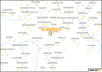 map of El Harech