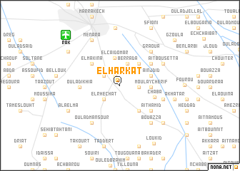 map of El Harkat