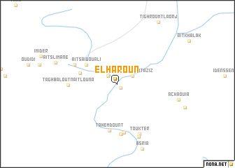 map of El Haroun