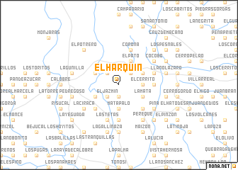 map of El Harquín