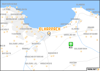 map of El Harrach