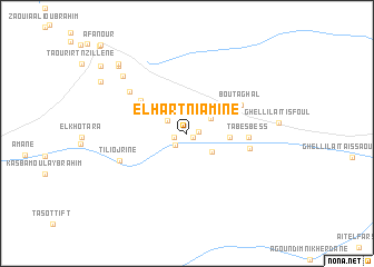 map of El Hart nʼIamine