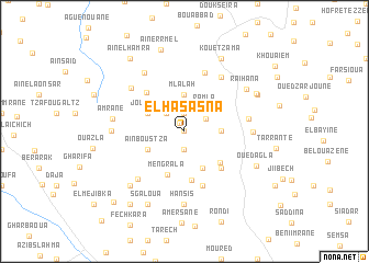 map of El Hasasna