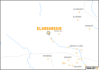 map of El Hashassia