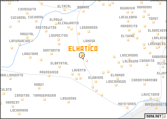 map of El Hatico