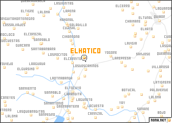 map of El Hatico