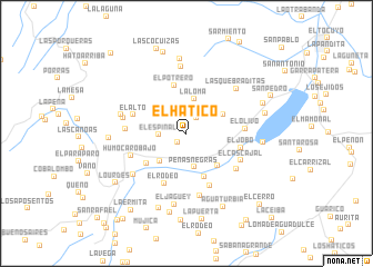 map of El Hatico