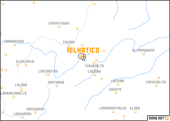 map of El Hatico