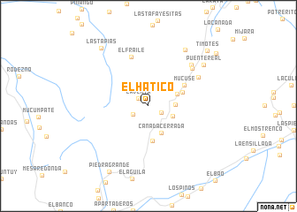 map of El Hatico