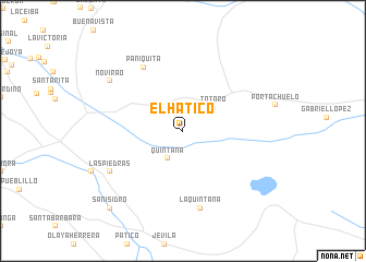 map of El Hatico