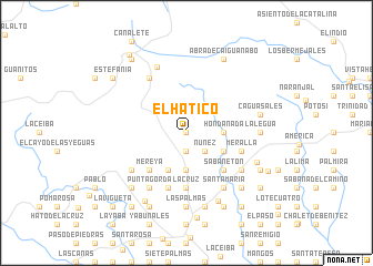 map of El Hatico