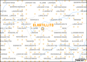 map of El Hatillito