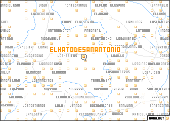 map of El Hato de San Antonio