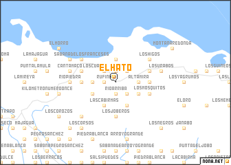 map of El Hato