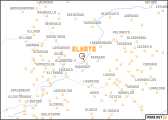 map of El Hato