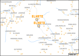 map of El Hato