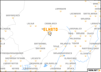 map of El Hato