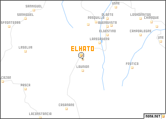 map of El Hato