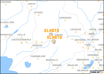 map of El Hato