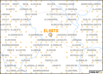 map of El Hato