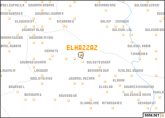 map of El Hazzaz