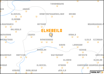 map of El Hebeïla