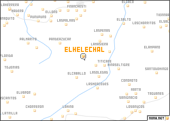 map of El Helechal