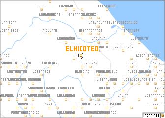 map of El Hicoteo