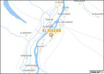 map of El Hideba