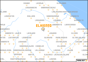 map of El Hierro