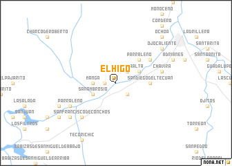 map of El Higo