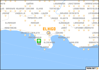 map of El Higo