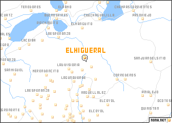 map of El Higueral