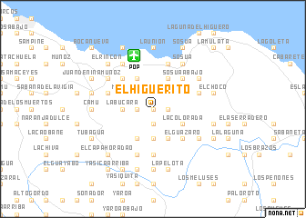 map of El Higüerito